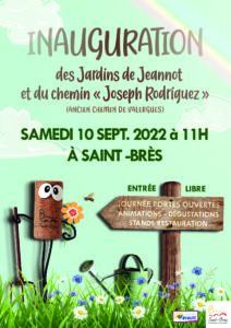 Inauguration des Jardins de Jeannot et du Chemin Joseph Rodriguez