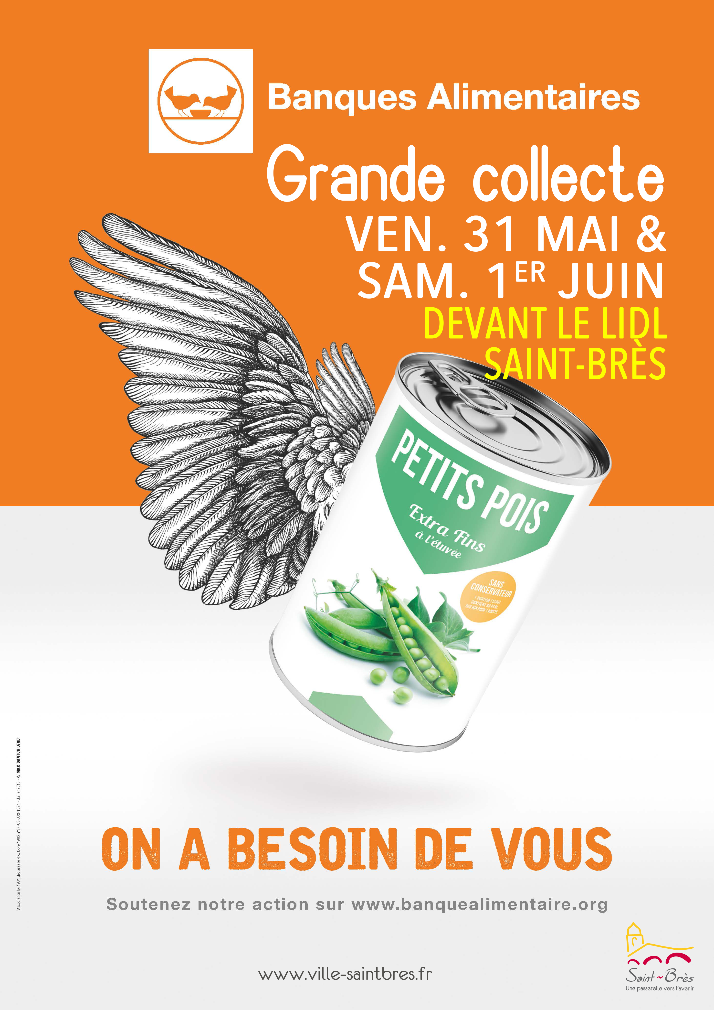 Collecte de la banque alimentaire